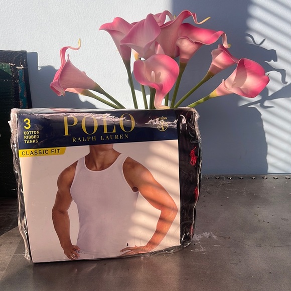 Polo Classic Fit Ribbed Tanks - Picture 1 of 2